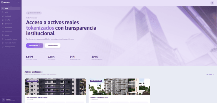 Tokenit | Tokenized Real Estate Investment - App